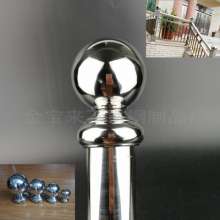 The manufacturer sells stainless steel conjoined balls. Stair decoration. Ball with seat stair railing ball, column head decorative ball holder.