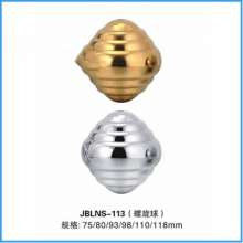 Stainless steel 304 hollow ball spiral ball. Stair guardrail fence ball. Door and window decorative ball stainless steel handrail accessories. Fence decoration