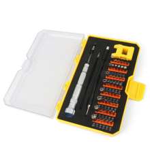 Screwdriver set 60-piece handle can be tightened, multi-function repair clock, mobile phone, computer repair and disassembly tool