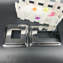 Manufacturer's self-produced stainless steel decorative cover. Square cover. Ugly cover. Square decorative cover. Pin cover tube decorative cover. Decorative cover