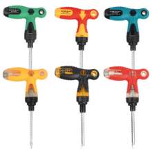 T-handle telescopic ratchet screwdriver, cross word multi-function screwdriver repair tool factory direct sales