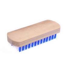Factory direct sales creative solid wood laundry brushes to stand artifact wooden clothes brush Yiwu store daily necessities