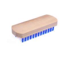 Factory direct sales creative solid wood laundry brushes to stand artifact wooden clothes brush Yiwu store daily necessities