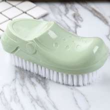 Italian plastic laundry brush soft bristles cute slippers brush cleaning brush household housework shoe washing brush board brush