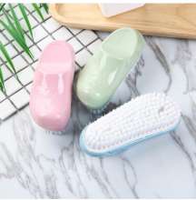 Italian plastic laundry brush soft bristles cute slippers brush cleaning brush household housework shoe washing brush board brush