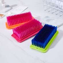 Factory direct sale plastic household soft bristled board brush plastic laundry brush cleaning brush brush shoes washing clothes brush