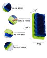 Simple large laundry brush, multi-function shoe brush, plastic plate brush, housework cleaning clothes washbasin brush