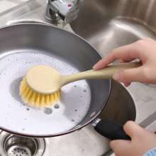 Wheat straw pot brush kitchen does not hurt your hands washing pot brush bathtub cleaning brush multi-function pot and bowl brush factory direct sales