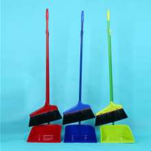 Factory direct household broom and dustpan set plastic soft bristled broom cleaning thick garbage shovel set sweep