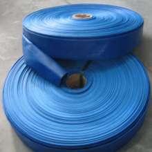 pvc irrigation hose. plastic-coated irrigation hose for garden and agricultural use flat irrigation hose. consumer tube. pipe