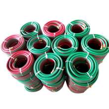 6.5/8mm. PVC three-glue two-wire oxygen pipe for industrial welding and cutting. Acetylene pipe welding and cutting double gas pipe. Gas and gas pipe