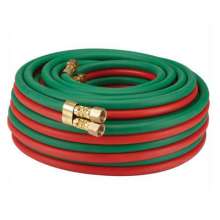 6.5/8mm. PVC three-glue two-wire oxygen pipe for industrial welding and cutting. Acetylene pipe welding and cutting double gas pipe. Gas and gas pipe