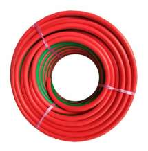 Industrial PVC polymer wear-resistant oxygen. Explosion-proof and flame-retardant. Gas acetylene welding double pipe double color pipe rubber hose. Gas pipe