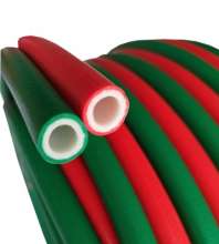 Industrial PVC polymer wear-resistant oxygen. Explosion-proof and flame-retardant. Gas acetylene welding double pipe double color pipe rubber hose. Gas pipe