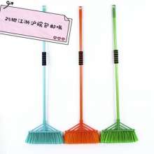 High quality soft hair broom fashion home straight broom convenient and durable plastic broom factory direct sales sweeping broom