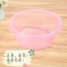 Transparent plastic basin, household vegetable basin, baby washbasin, drop-resistant multi-function basin, environmental protection PP plastic basin