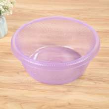 Transparent plastic basin, household vegetable basin, baby washbasin, drop-resistant multi-function basin, environmental protection PP plastic basin