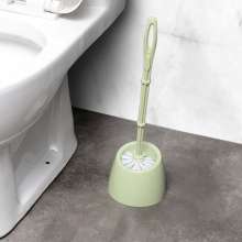 Creative household plastic with base long handle Japanese style toilet brush toilet brush set with seat toilet cleaning kit