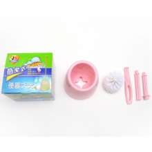 Creative household plastic with base long handle Japanese style toilet brush toilet brush set with seat toilet cleaning kit
