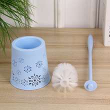 Creative Hollow Hygienic Brush Combination with Seat Cleaning Products Plastic Toilet Set Toilet Brush Factory Direct Sales