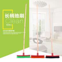 Hard-bristled brushes for cleaning floor brushes with long handles, bathroom cleaning brushes with long wooden handles, household cleaning brushes with wooden handles, brushes