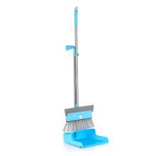 Factory direct sale rotating broom floor scraping dustpan set household soft hair broom wiper combination magic broom