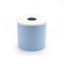 Creative household plastic round paper rolls, office paper towel storage boxes