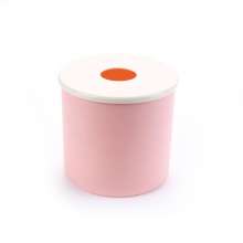 Creative household plastic round paper rolls, office paper towel storage boxes