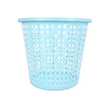 Hollow household trash can, home kitchen frameless trash can, waste paper basket PP plastic round sanitary bucket