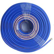 Durable PVC pesticide spray hose for industrial and agricultural use. Three-glue four-wire high-pressure spray hose for pesticides. Water pipe. Pesticide tube