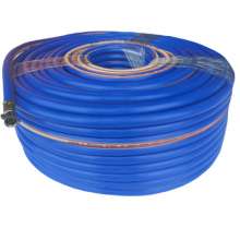 Durable PVC pesticide spray hose for industrial and agricultural use. Three-glue four-wire high-pressure spray hose for pesticides. Water pipe. Pesticide tube
