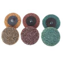 2 inch nylon torque disc non-woven rotary lock disc sanding and polishing sheet nylon spinning disc wool grinding head