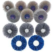 Polished flower head transparent nylon abrasive silk wood mahogany furniture wood carving root carving relief wear-resistant polishing brush