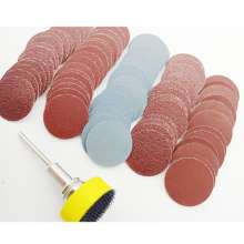 1 inch 100 pieces of sandpaper set +1 1/8 shank diameter grinding disc polishing and sanding sandpaper set