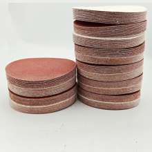 Flocking sandpaper sheet 4-inch disc round self-adhesive sticky disc round sandpaper woodworking angle grinder pneumatic polishing