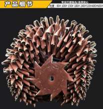 Single layer double layer octagonal sandpaper woodworking wood carving root carving furniture gap wear-resistant sand cloth polishing sandpaper 4 inches