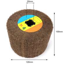 Factory wholesale wire drawing wheel cross rubber core polishing wheel metal stainless steel wire drawing wheel scouring pad sand drawing wheel