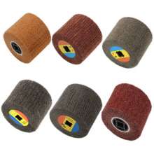 Factory wholesale wire drawing wheel cross rubber core polishing wheel metal stainless steel wire drawing wheel scouring pad sand drawing wheel