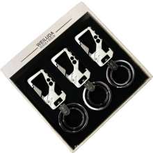 Weiluda gift keychain men's car leather keychain Omega waist buckle keychain factory direct sales