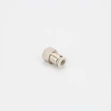 Quick connector HPCF female thread through metal connector pneumatic trachea connector through pneumatic component connector. Pneumatic accessories. Pneumatic components. Pneumatic connector