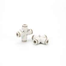 Factory direct supply Pneumatic tracheal joint quick-connect fittings. Locking tube quick coupling HPZA ten type cross. Pneumatic fittings. Pneumatic components. Pneumatic fittings
