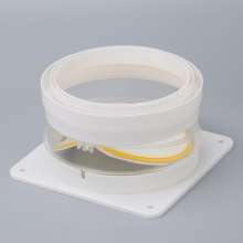 Factory direct sale range hood smoke exhaust pipe check valve PVC plastic transparent kitchen flue check valve