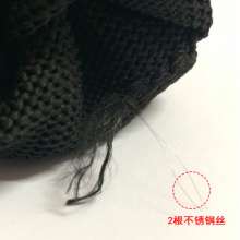Cut resistant 5A grade two steel wire professional reinforced multi-purpose cut resistant protective gloves. Black and white gloves. Cut resistant gloves