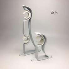 Iron Roman Rod Bracket Roman Rod Single Code Double Code Curtain Rod Bracket Roman Rod Accessories Curtain Accessories