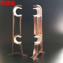 Round the city thickened aluminum alloy double code curtain rod bracket curtain double bracket Roman rod bracket bracket curtain accessories