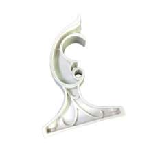 Roman rod bracket curtain bracket wave bracket hook hanging code wall code curtain accessories accessories plastic bracket