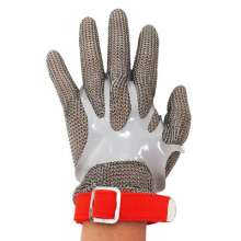 Factory direct stock chainsaw gloves. Cutting and slaughter anti-cutting grade 5 gloves. Steel ring steel wire gloves labor protection gloves. Anti-cutting gloves