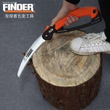 园林锯子手工折叠锯子农用工具三面磨齿手锯果树锯户外锯