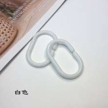 Huancheng shower curtain buckle C-shaped buckle curtain accessories original bag PP hanging shower curtain buckle