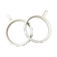 Curtain roman rod hanging ring white ring curtain ring curtain accessories flower-shaped ring fixed ring cloth hook hanging ring closed ring